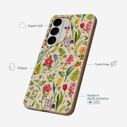 Seashell Bee Meadow Samsung Galaxy S26 Case