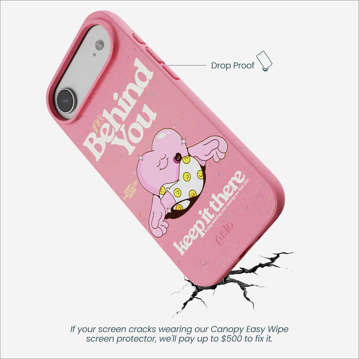 Bubblegum Pink Behind You iPhone Air Case