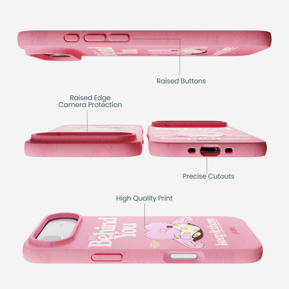 Bubblegum Pink Behind You iPhone Air Case