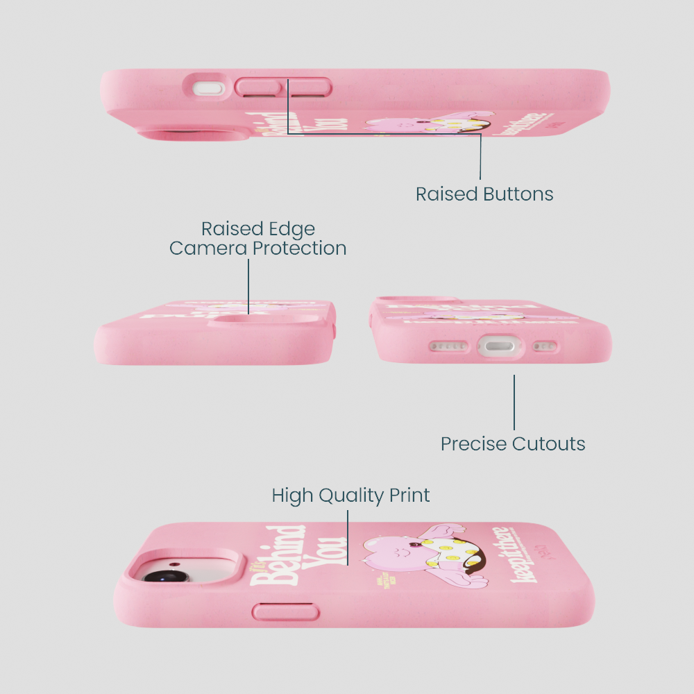 Bubblegum Pink Behind You iPhone 16e/17e Case