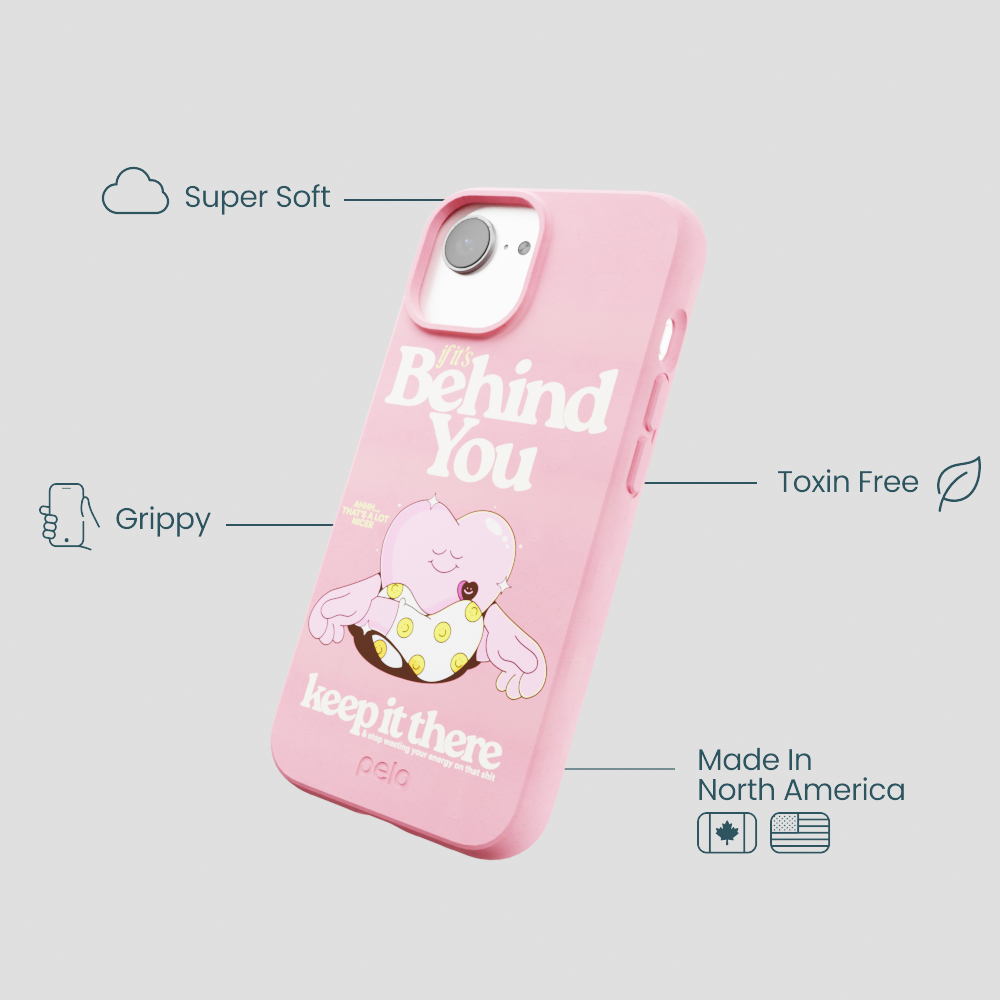 Bubblegum Pink Behind You iPhone 16e/17e Case