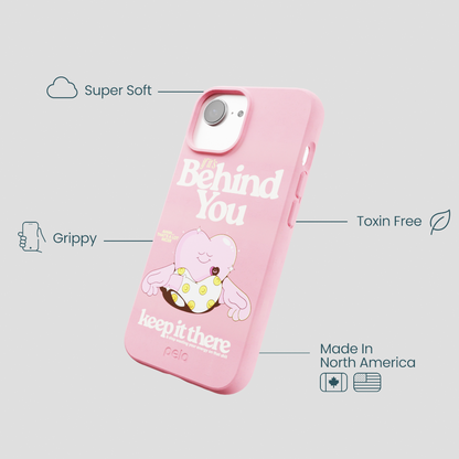 Bubblegum Pink Behind You iPhone 16e/17e Case