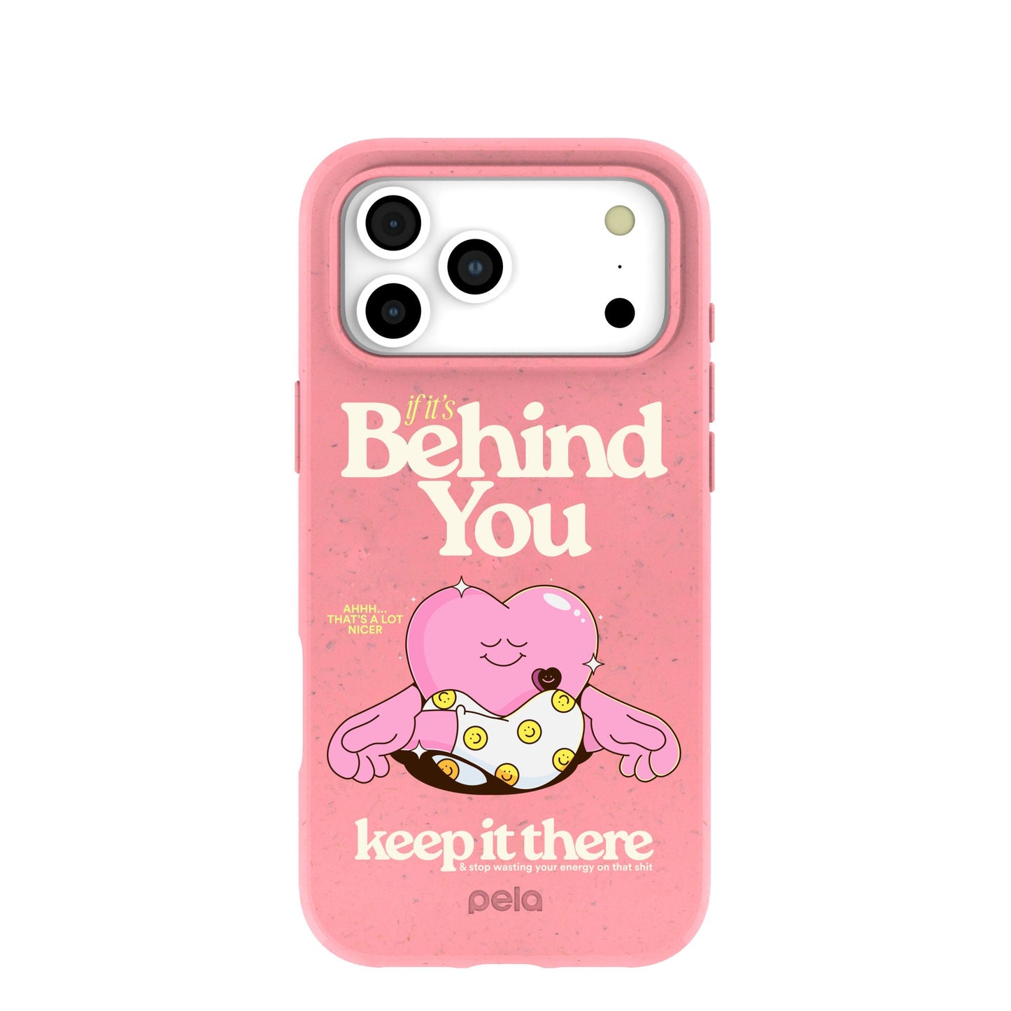 Bubblegum Pink Behind You iPhone 17 Pro Max Case
