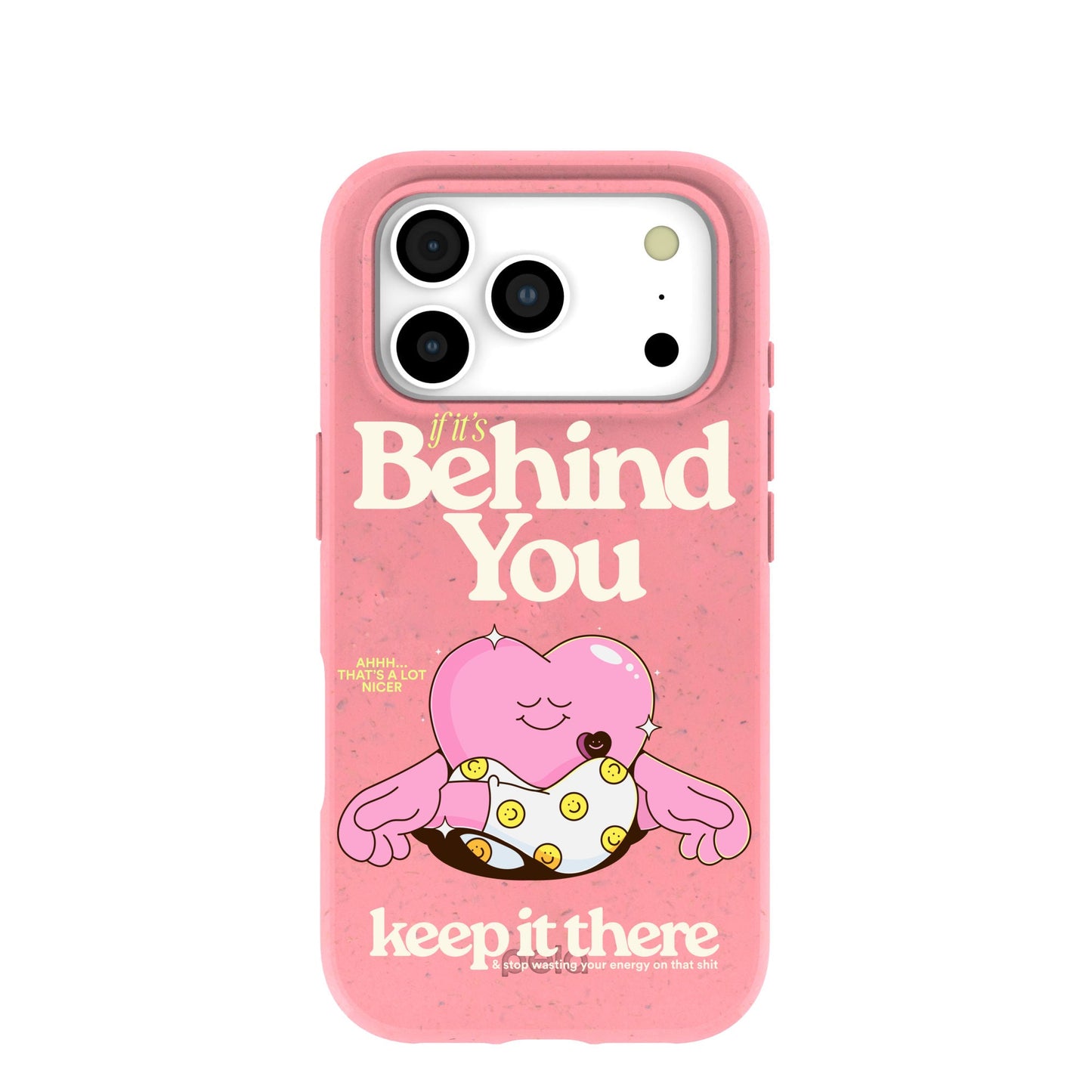 Bubblegum Pink Behind You iPhone 17 Pro Case