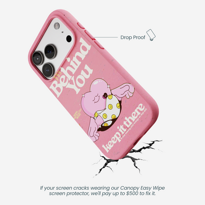 Bubblegum Pink Behind You iPhone 17 Pro Case