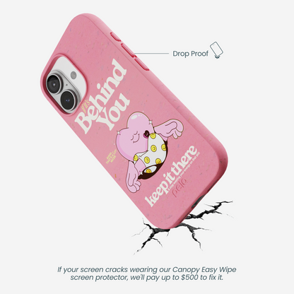 Bubblegum Pink Behind You iPhone 17 Case