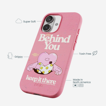 Bubblegum Pink Behind You iPhone 17 Case