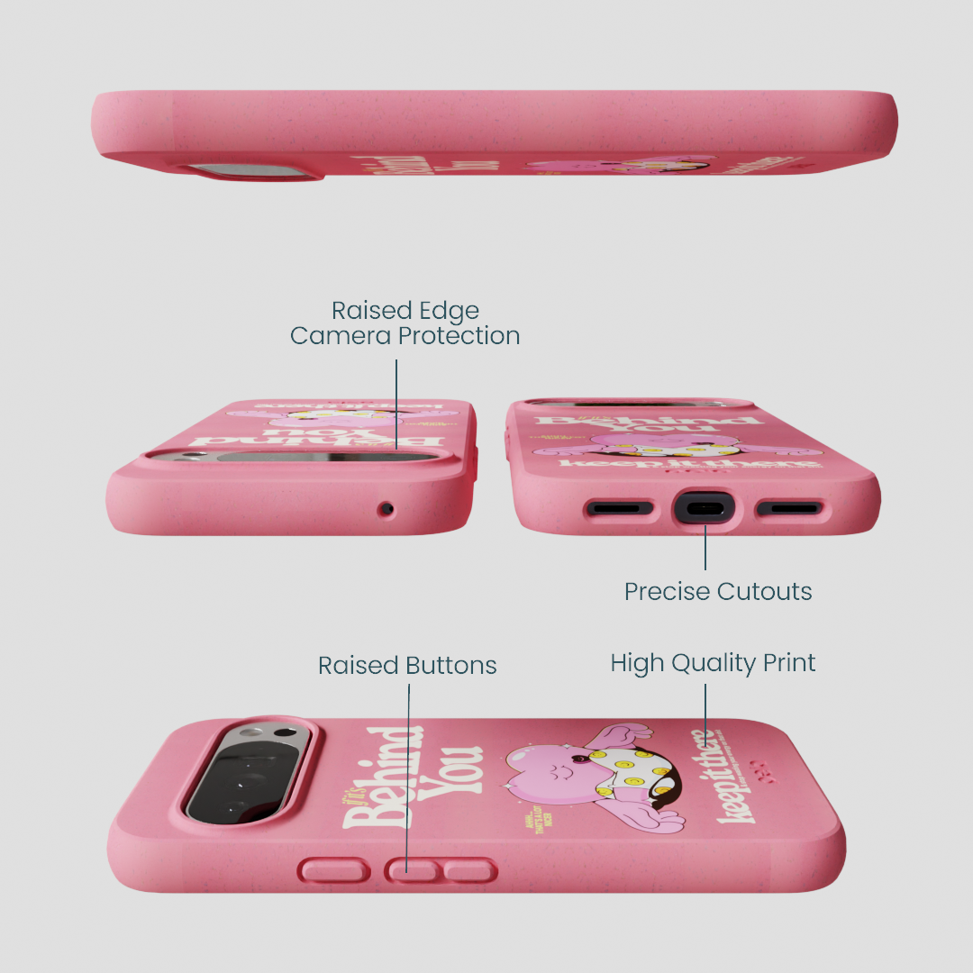 Bubblegum Pink Behind You Google Pixel 10 Pro XL Case