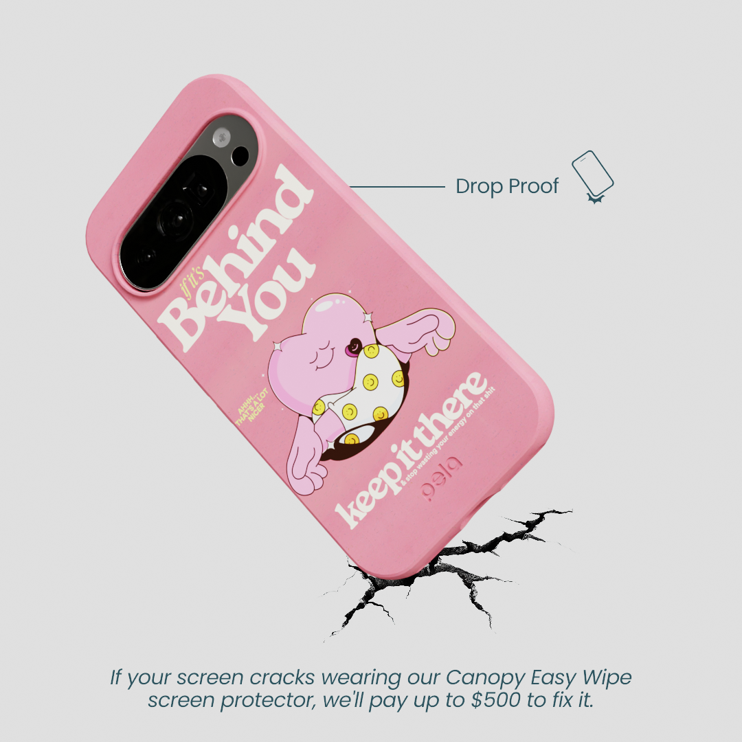 Bubblegum Pink Behind You Google Pixel 10/10 Pro Case