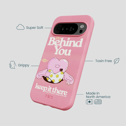 Bubblegum Pink Behind You Google Pixel 10/10 Pro Case