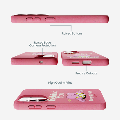 Bubblegum Pink Behind You Samsung Galaxy S26 Case