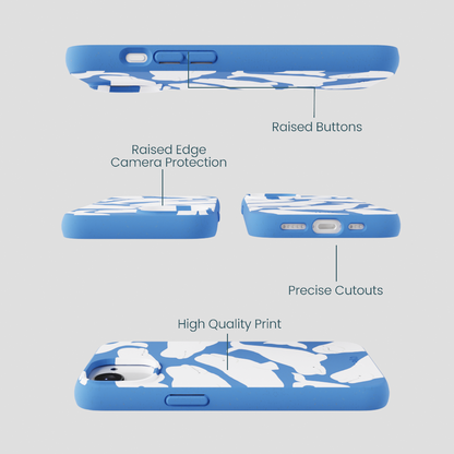 Electric Blue Belugas iPhone 16e/17e Case