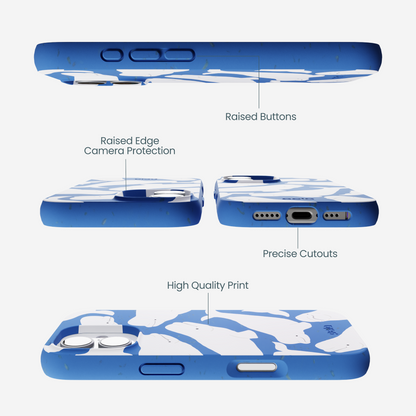 Electric Blue Belugas iPhone 17 Case