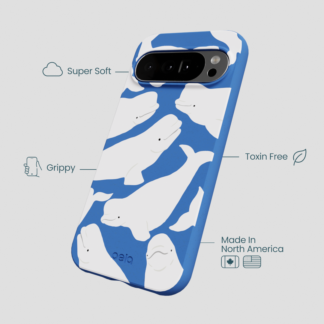 Electric Blue Belugas Google Pixel 10 Pro XL Case