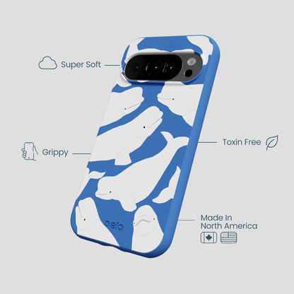 Electric Blue Belugas Google Pixel 10/10 Pro Case