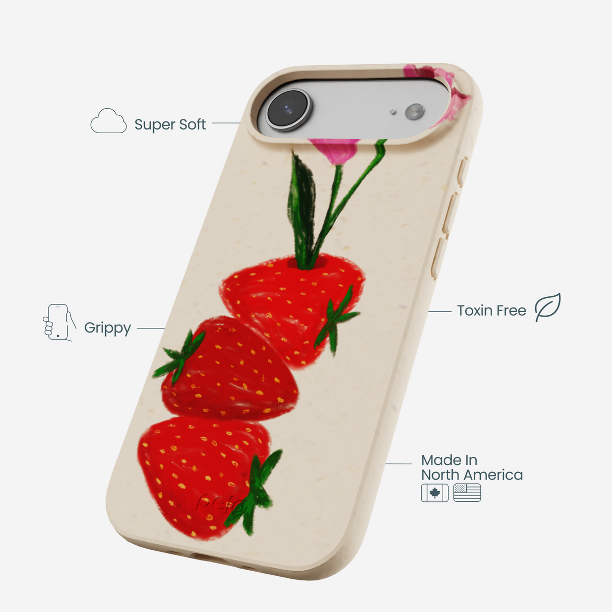 Seashell Berry Bloom iPhone Air Case