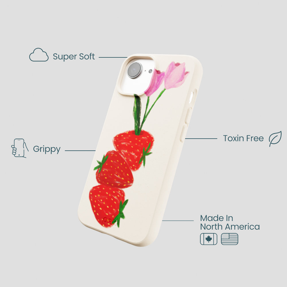 Seashell Berry Bloom iPhone 16e/17e Case