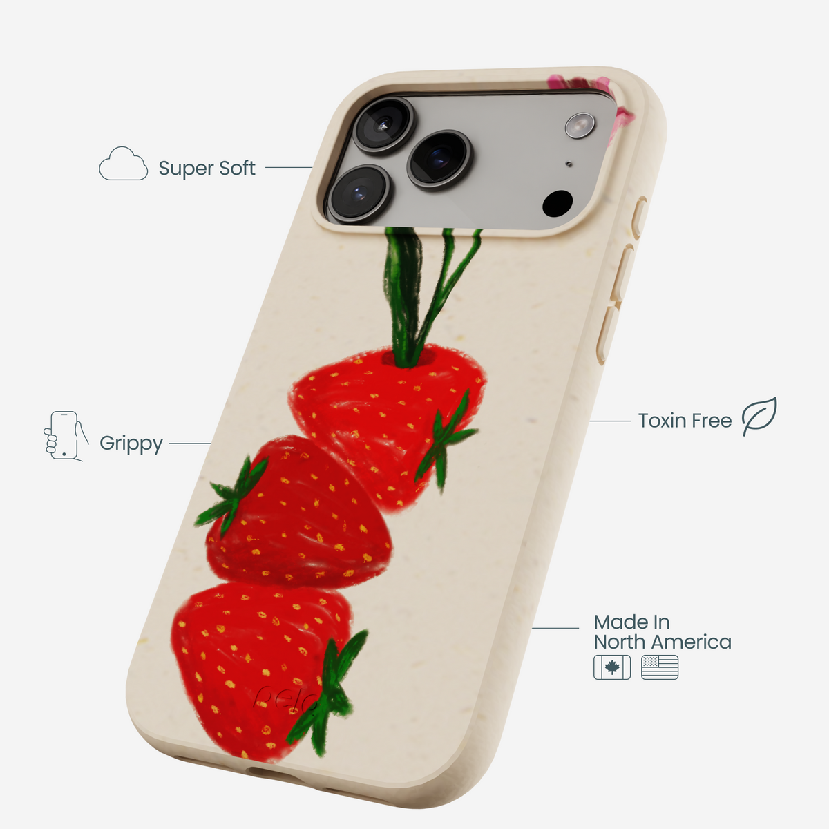 Seashell Berry Bloom iPhone 17 Pro Max Case