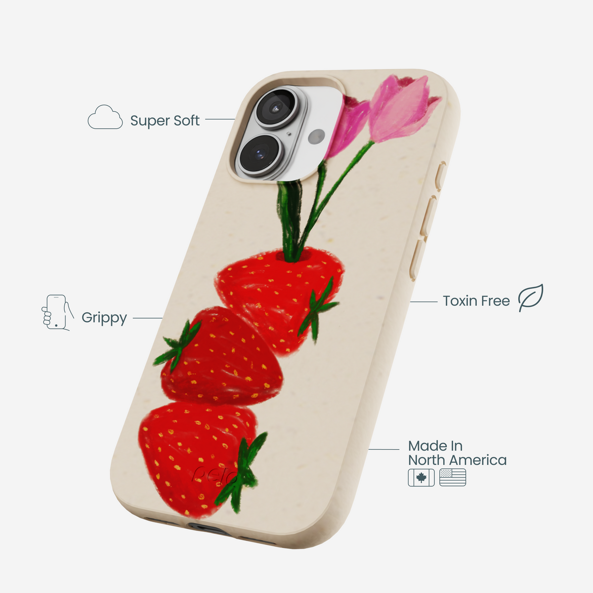 Seashell Berry Bloom iPhone 17 Case