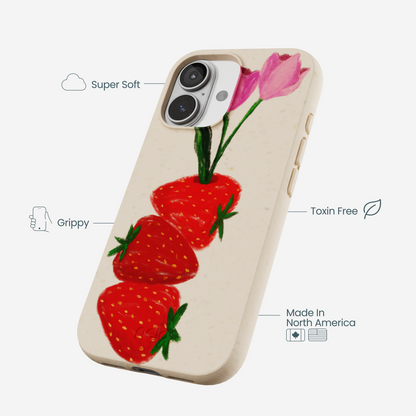 Seashell Berry Bloom iPhone 17 Case