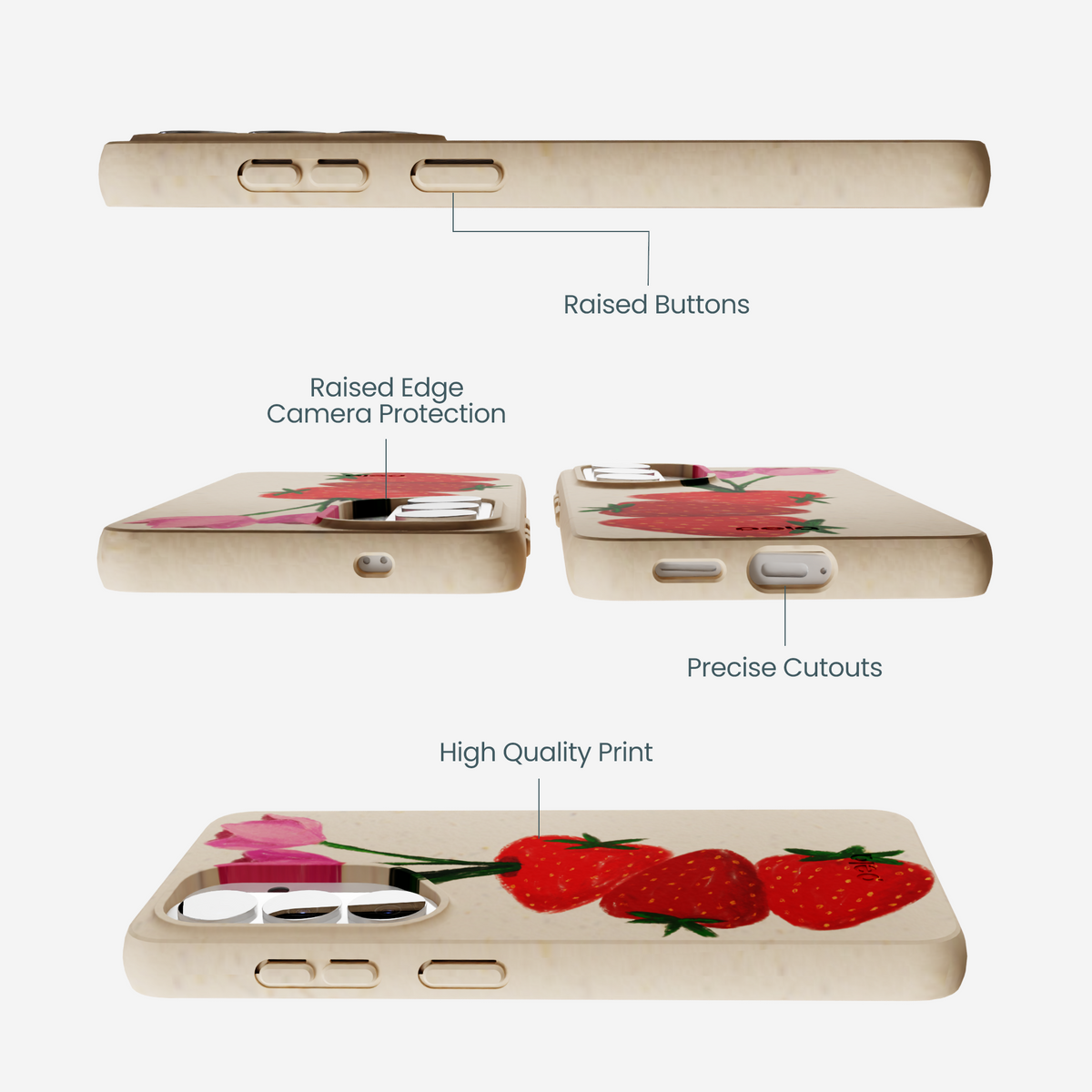 Seashell Berry Bloom Samsung Galaxy S26 Case