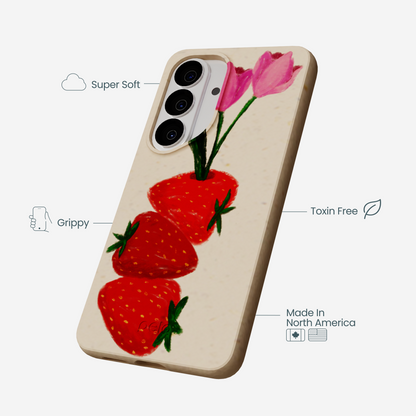 Seashell Berry Bloom Samsung Galaxy S26 Case