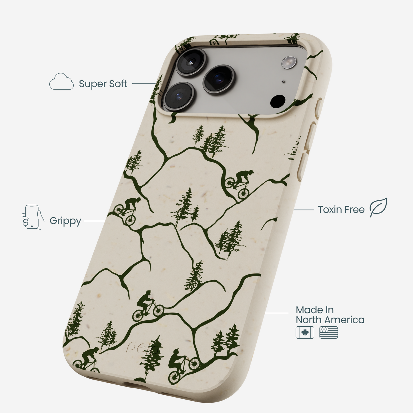 London Fog Bike Trek iPhone 17 Pro Max Case