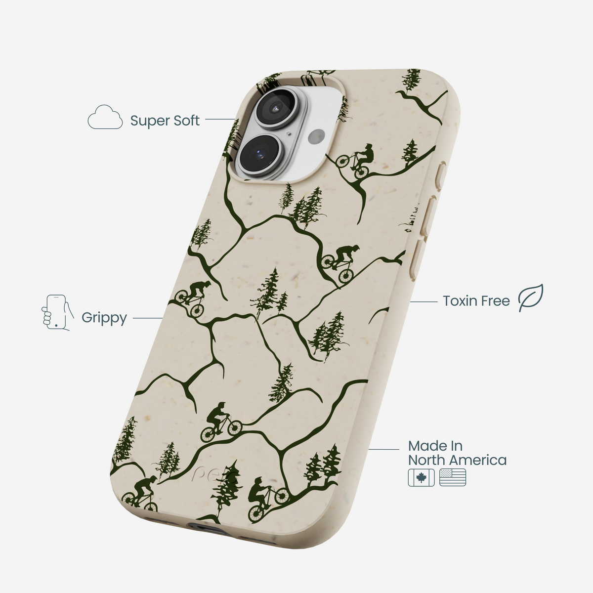 London Fog Bike Trek iPhone 17 Case