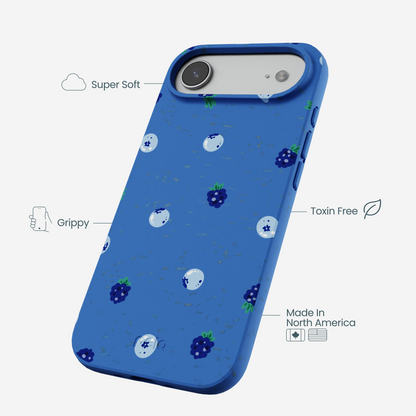 Electric Blue Black and Blue iPhone Air Case