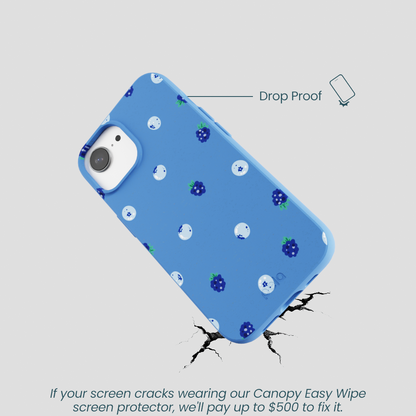 Electric Blue Black and Blue iPhone 16e/17e Case