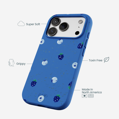 Electric Blue Black and Blue iPhone 17 Pro Case