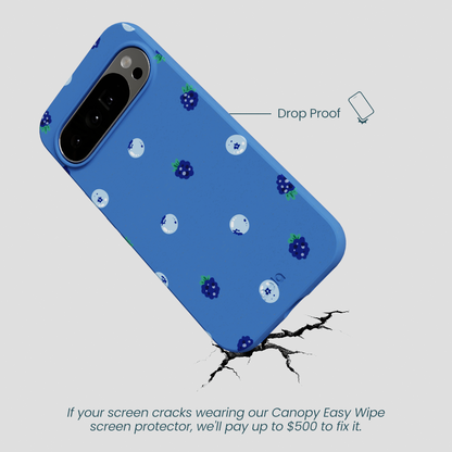Electric Blue Black and Blue Google Pixel 10 Pro XL Case