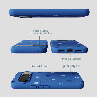 Electric Blue Black and Blue Google Pixel 10 Pro XL Case