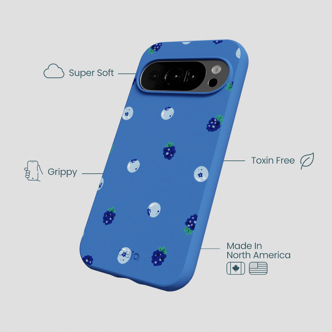 Electric Blue Black and Blue Google Pixel 10/10 Pro Case