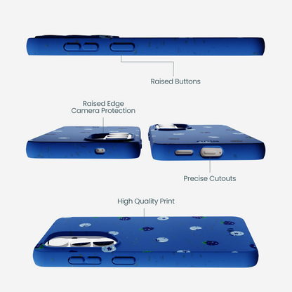 Electric Blue Black and Blue Samsung Galaxy S26 Case