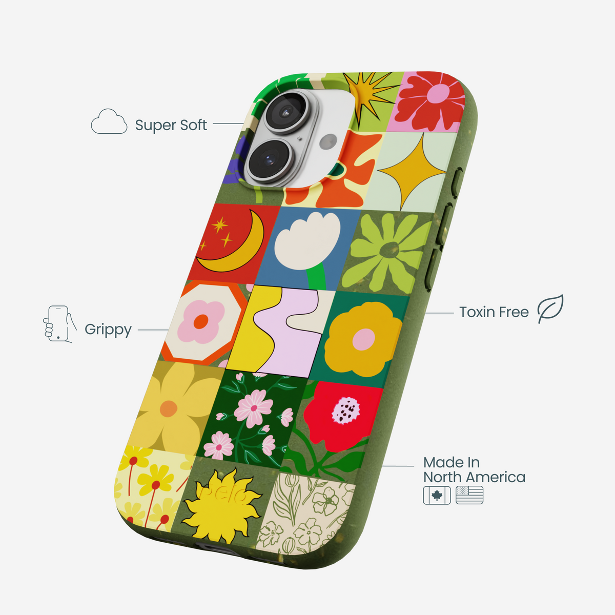 Forest Floor Bloom Mix iPhone 17 Case
