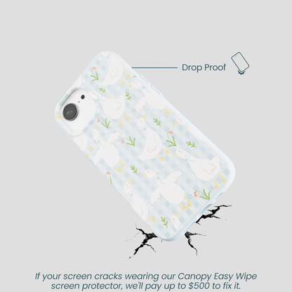 Powder Blue Blooming Quackers iPhone 16e/17e Case