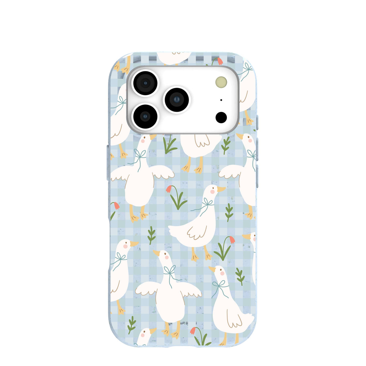 Powder Blue Blooming Quackers iPhone 17 Pro Case