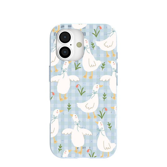 Powder Blue Blooming Quackers iPhone 17 Case