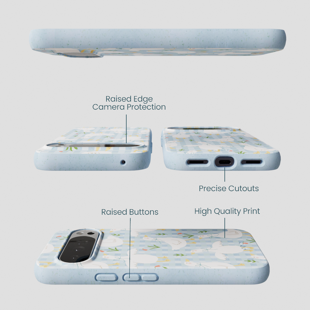 Powder Blue Blooming Quackers Google Pixel 10 Pro XL Case