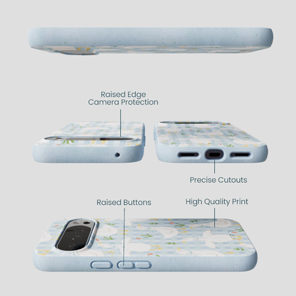 Powder Blue Blooming Quackers Google Pixel 10 Pro XL Case