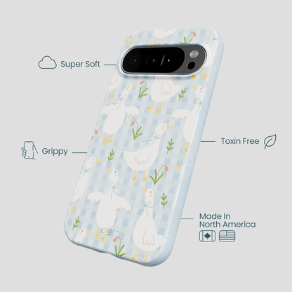 Powder Blue Blooming Quackers Google Pixel 10 Pro XL Case