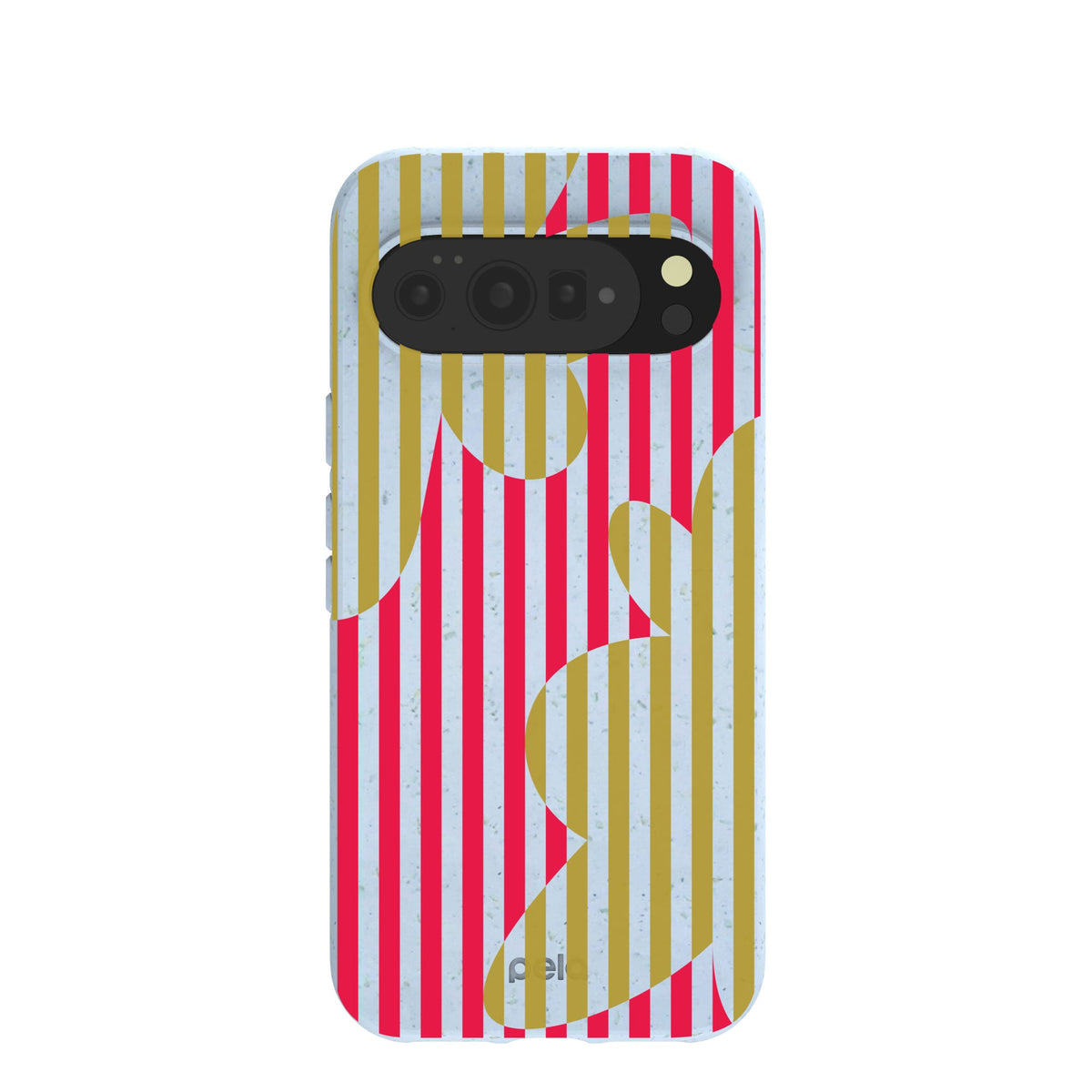 Powder Blue Blooming Stripes Google Pixel 10 Pro XL Case