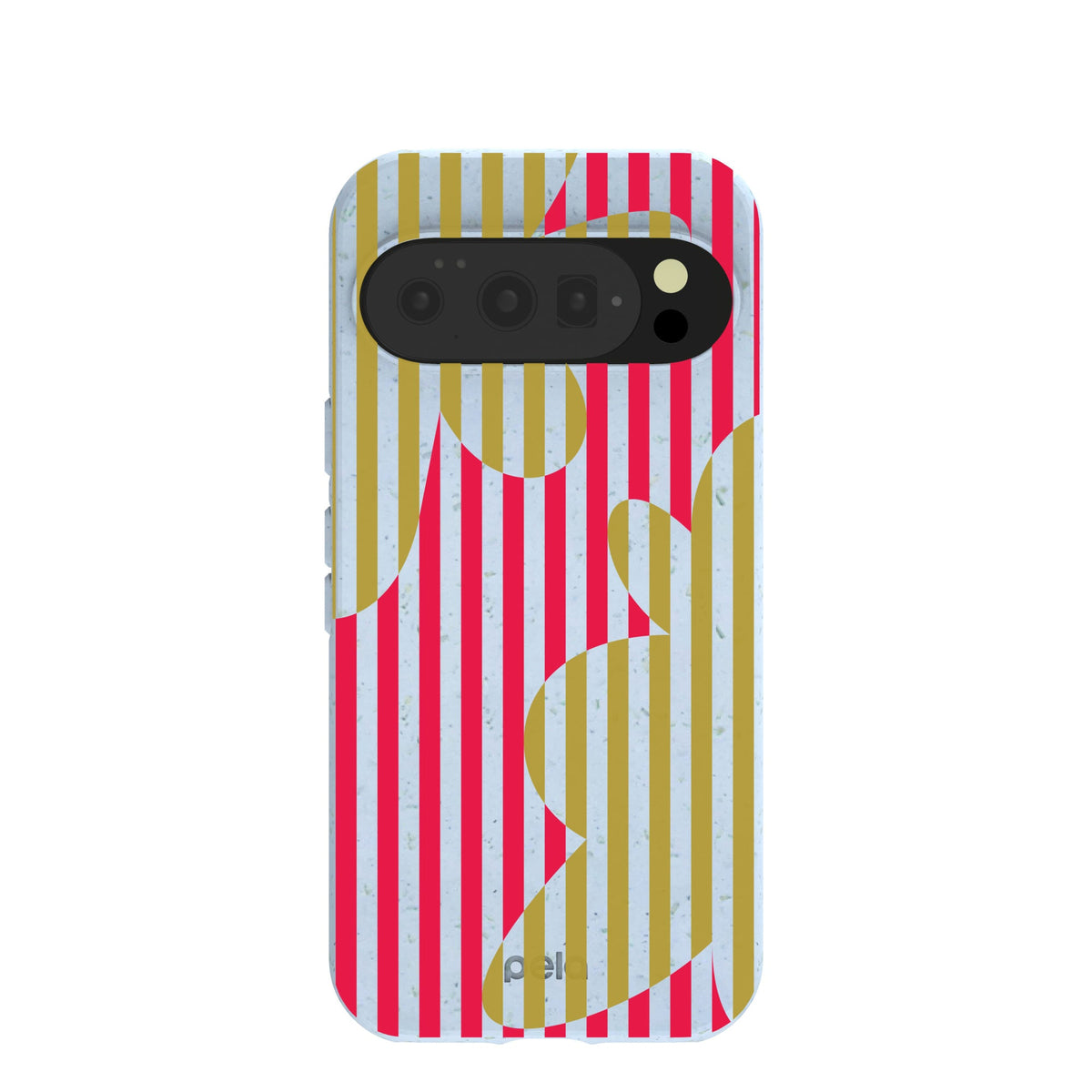 Powder Blue Blooming Stripes Google Pixel 10/10 Pro Case