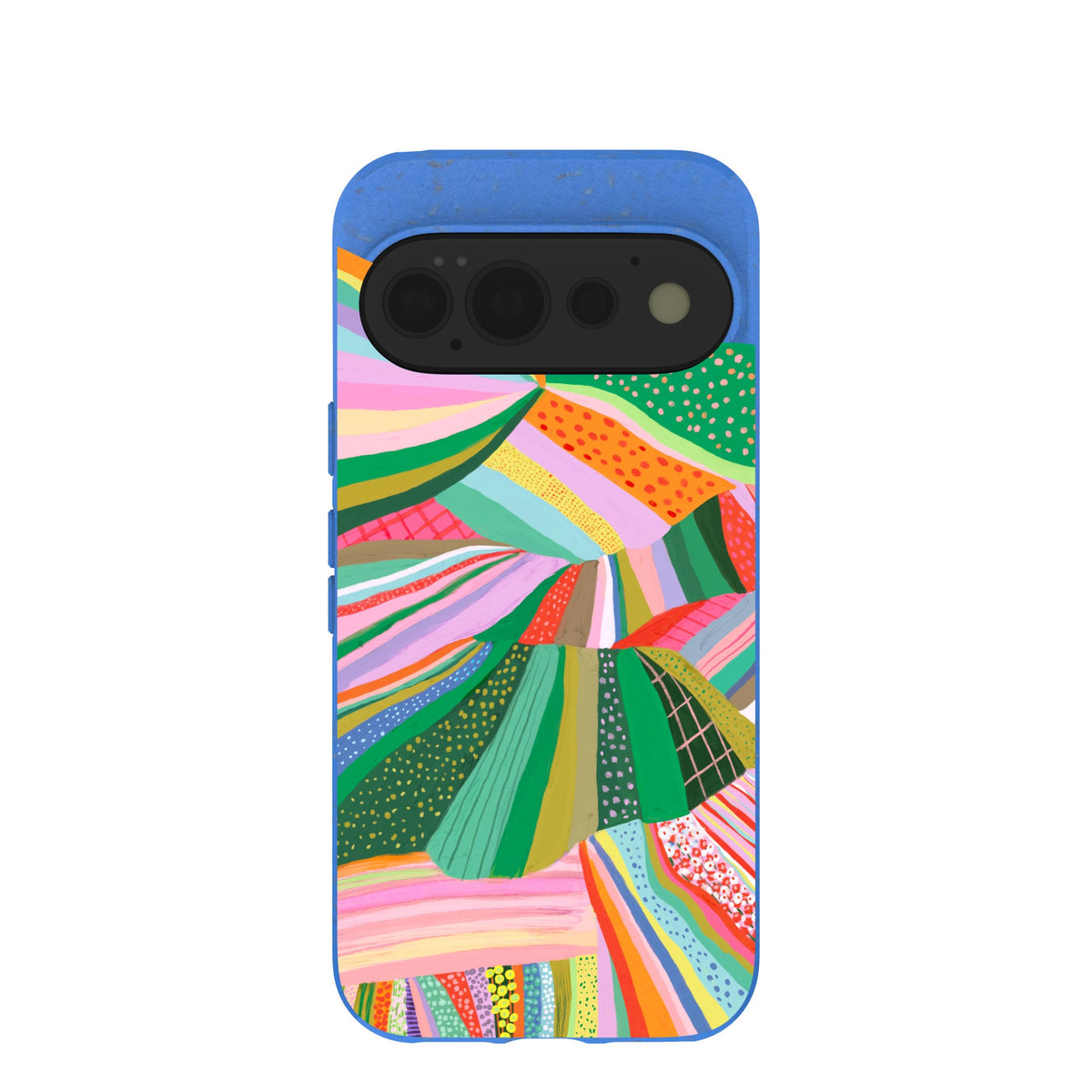 Electric Blue Bloomstatic Google Pixel 11 Pro Case