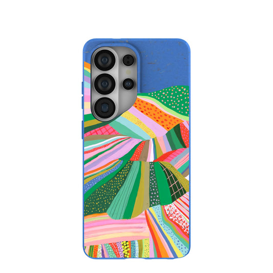 Electric Blue Bloomstatic Samsung Galaxy S26 Ultra Case