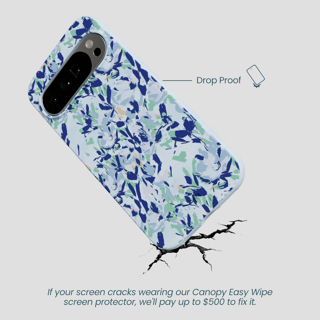 Powder Blue Blue Blooms Google Pixel 10 Pro XL Case