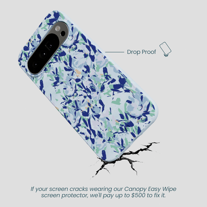 Powder Blue Blue Blooms Google Pixel 10 Pro XL Case