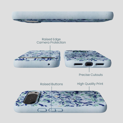 Powder Blue Blue Blooms Google Pixel 10 Pro XL Case