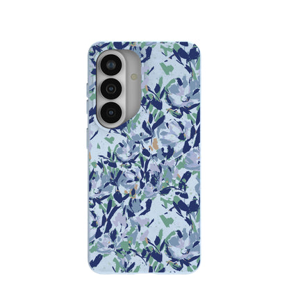 Powder Blue Blue Blooms Samsung Galaxy S26 Case